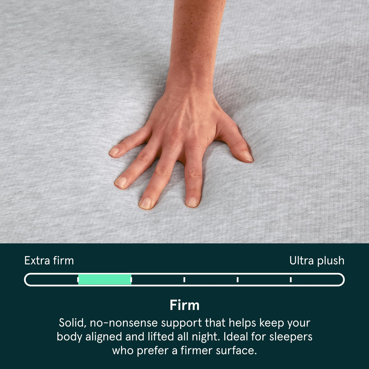 Kin By Tuft & Needle Firm 8" Queen Adaptive Foam Mattress in a Box, Cooling Pressure Relief, Balanced Support, 100 Night Trial, Fiberglass-Free, CertiPUR-US, 10-Year Limited Warranty Tuft & Needle