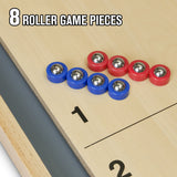 GoSports Shuffleboard and Curling 2 in 1 Board Games - Classic Tabletop or Giant Size - Choose Your Style GoSports