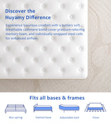 Huyamy Full Mattresses,Hybrid 12 Inch Full Mattress in a Box,Memory Foam & Individually Pocket Spring for Pain Relief,Pressure Relief,Certified. Huyamy