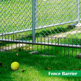 25 Pack Animal Barrier Fence, 17 in(H) X 27 Ft(L) Decorative Garden Fence, Rustproof Metal Wire Garden Border Fence, Dog Rabbits Ground Stakes Fence for Garden. NANANARDOSO