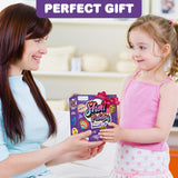 ArtCreativity Seashell Painting Kit for Kids - Sea Shell Craft Kit with 12 Real Seashells, 8 Paint Pots, 2 Glitter Paint Tubes, Air Dry Clay, and More - Summer Arts and Crafts Kits for Girls Ages 4-12 ArtCreativity