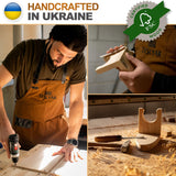 TESLYAR Wood Pistol Rack for Gun Safe – Gun Storage for 2 Handguns or Revolvers – Gun Safe Accessory – Gun Safe Organizer Cabinet Storage – Handmade from Ash Wood – Great Idea Gifts for a Gun Lover TESLYAR