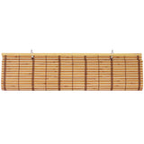 Red Lantern Burnt Bamboo Cordless Window Shade - Two-tone Honey, 36" Wide Red Lantern
