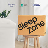 SLEEP ZONE Mattress Topper Twin Size, Extra Thick Fitted Mattress Pad for Back Pain, Plush and Support Mattress Cover, Deep Pockets Mattress Protector, Hotel Quality (White, Twin) SLEEP ZONE
