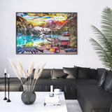 Jigsaw Puzzles 2000 Pieces for Adults, Families Lakeside View Pieces Fit Together Perfectly Nattork