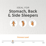 Signature Design by Ashley King Size Chime 8 Inch Medium Firm Gel Memory Foam Mattress with Green Tea & Charcoal Extract Signature Design by Ashley