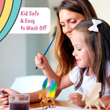 Unicorn Painting Kit for Girls - STEM Certified Unicorn Craft for Girls Ages 4-6 & up- Paint Your Own Arts and Crafts Includes 2 DIY Headbands & 8 Kids Painting Crafts for Fun Screen-Free Play COASTLINE CRAFT