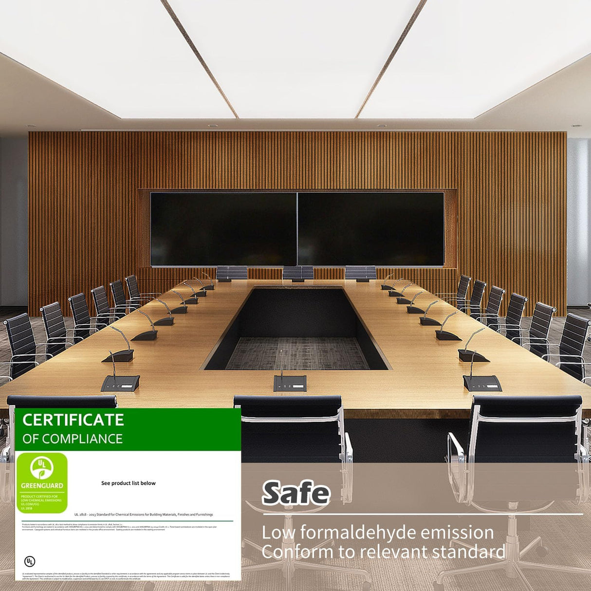 Kieacia Wood Slat Acoustic Panels for Wall and Ceiling | 3D Slat Wood Panels| Decorative Soundproof Paneling | Noise Reduction | 94.49"x 23.62" Each Box - Dark Walnut Kieacia