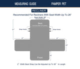 Brilliant Sunshine Traditional Rose and Sage Patchwork Quilted Recliner Slipcover, 26" Seat Width, Slip Resistant Furniture Protector, 2" Strap, Washable Reclining Chair Cover for Dogs, Cats,Rose Sage Brilliant Sunshine