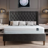 Aylas Furniture Full Size Mattress- 8 Inch Hybrid Mattress Full with High Density & Comfort Cold Foam with Continuous Coil Bonnell Springs - Eco-Friendly, Breathable Full Mattress Medium Firmness Aylas Furniture