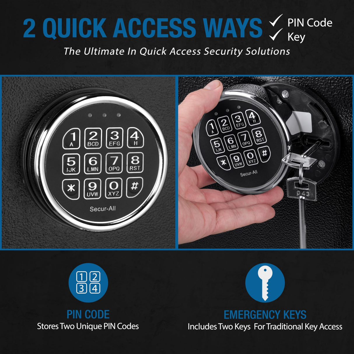 Barska FV-1000 Fireproof Vault Safe – 14-Rifle Capacity with Electronic Keypad, Pry-Resistant Door, 3 Steel Deadbolts, Fireproof 40 Min @1200°F, Removable Shelf Barska