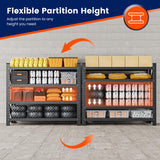 Yizosh Garage Shelving Unit, 3000LBS Storage Shelves, Metal Shelving Adjustable Storage Shelves Heavy Duty, Suitable for Garage, Supermarket, Warehouse, 48" W x 24" D x 70" H Yizosh