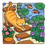 Cat Moments: Meow Life Coloring Book for Adults and Teens (Cat & Dog Coloring Book) Independently Published
