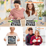 Anuver Diamond Painting Kits for Adults Swan, 5D Special Shape Crystal Rhinestones Diamond Painting for Beginners, Diamond Art Kits for Home Wall Decoration, 12×12 Inch Anuver