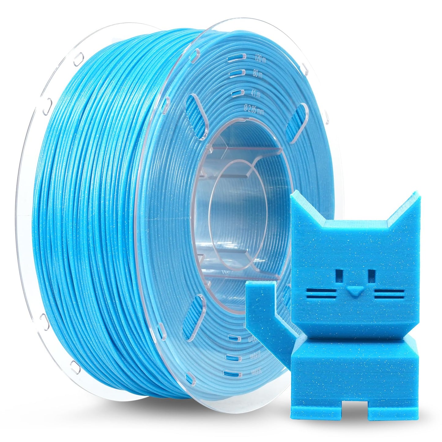 FLASHFORGE Adventurer 5M 3D Printer with Sparkle Sky Blue ASA 1KG - WoodArtSupply