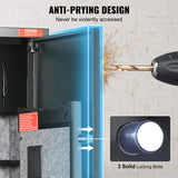 VEVOR 7-8 Rifles Gun Safe, Rifle Safe with Digital Keypad & Lock, Gun Storage Cabinet with Built-in Storage Locker, Removable Storage Shelf for Home Long Gun and Pistols VEVOR