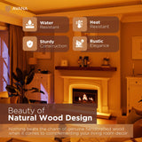 Avana Fireplace Mantel - Wall-Mounted Mantles for Over Fireplace - Farmhouse Fireplace Mantle Shelves - Handcrafted Wood Fireplace Mantels - Floating Fireplace Mantel 72 X 8 X 3 - Rustic Traditional Avana