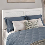 AFI Canyon Queen Farmhouse Solid Wood Platform Bed with Footboard & Twin XL Trundle, White AFI