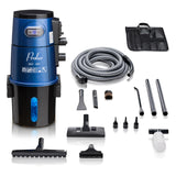 Prolux Professional Shop Blue Wall Mounted Garage Vac, Wet Dry Pick Up Prolux