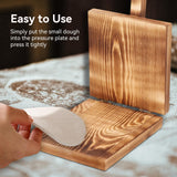 Tortilla Press Maker, 5inch Tortilla Maker Press Wood Roti Maker Tortilla Presser Mexican Tortillera Maker Quesadilla Maker for Tortillera, Pataconera and Dough Press Cyrank