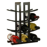 Oceanstar WR1132 12-Bottle Bamboo Wine Rack, Dark Espresso Oceanstar