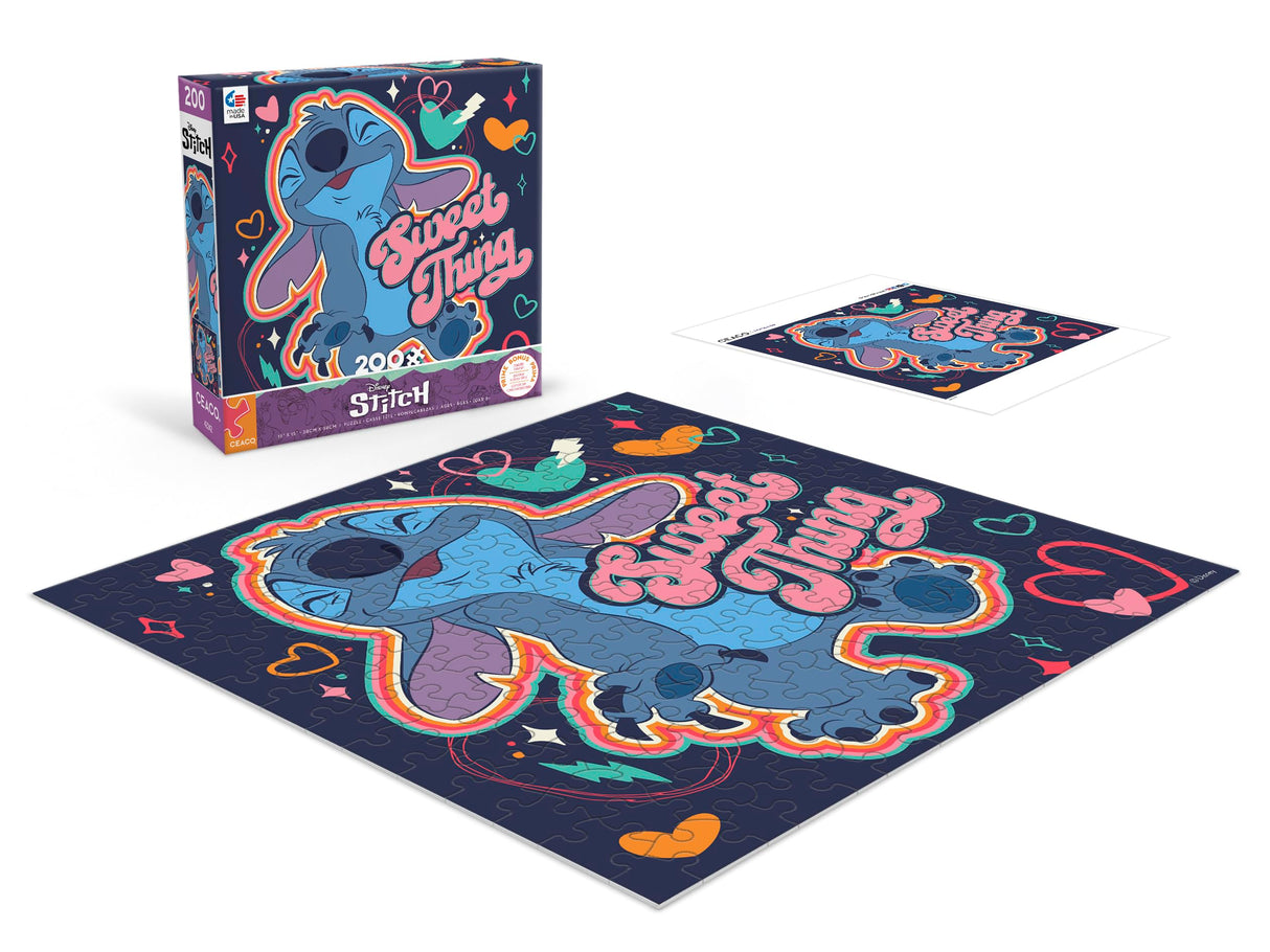 Ceaco - Disney - Stitch - Sweet Thing - 200 Piece Jigsaw Puzzle Ceaco