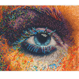 DIAMOND DOTZ Love 2 See Rainbows Eye Diamond Painting Kits for Adults - Diamond Art Kits a Relaxing Creative Craft Kit with Dotz Gems 15.8"x23.6" DIAMOND DOTZ