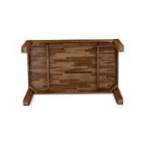 East West Furniture CN6-0N-T Celina Modern Kitchen Table - Rectangle Rustic Wood Dining Table , 36x60 Inch, Walnut East West Furniture