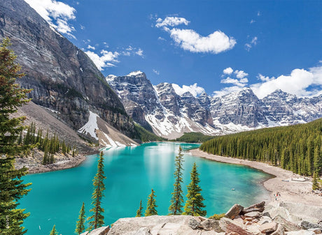 LI-LOVE Jigsaw Puzzles for Adults 500 Pieces Canada Rocky Mountain Banff National Park 500 Piece Puzzle Thick Sturdy Cardboard Precise Interlocking Family Game Age 14+ LI-LOVE