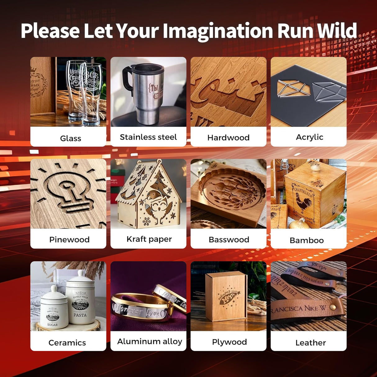 Longer RAY5 10W Laser Engraver 10000mW Output 32-bit Motherboard, App Offline Control, DIY Engraver Tool for Metal/Glass/Wood,Engraving Area 400 x 400mm QFLONGER