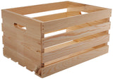 HOUSEWORKS 67140 18" Lx12.5 Wx9.5 H Large Crates & Pallet Wood Crate, 67140 18" Lx12.5 Wx9.5 H Large Crates & Pallet Wood Crate HOUSEWORKS