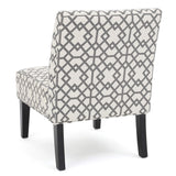 Christopher Knight Home Kassi Fabric Accent Chair, Grey Geometric Patterned Christopher Knight Home