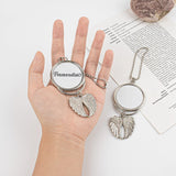 Framendino, 5 Pack Silver Angel Wings Car Hanging Ornament Personalized Car Mirror Hanging Accessories Blank Heat Transfer Photo Frame Keychain for DIY Crafting Framendino