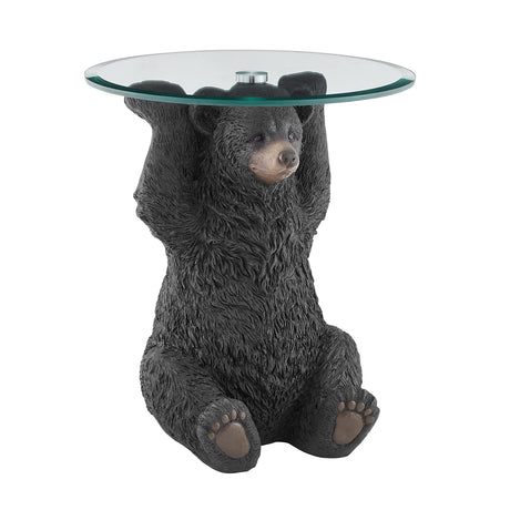 Powell Furniture Barney Bear, Dark Brown Accent Table Powell Furniture