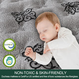 VISCOUNTESS Queen Mattress, 14 Inch Mattresses Euro Top Mattress Medium Firm for Back & Lumbar Support, Individual Pocket Spring Bed for Motion Isolation & Pressure Relief VISCOUNTESS