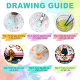 GEEHEIY Paint by Numbers Kit for Adults Beginner - Black Cat Adult Paint by Number Kits on Canvas, Funny Bathing Cat DIY Acrylic Oil Number Painting for Adults, Perfect for Home Decor Gift 16x16 Inch GEEHEIY