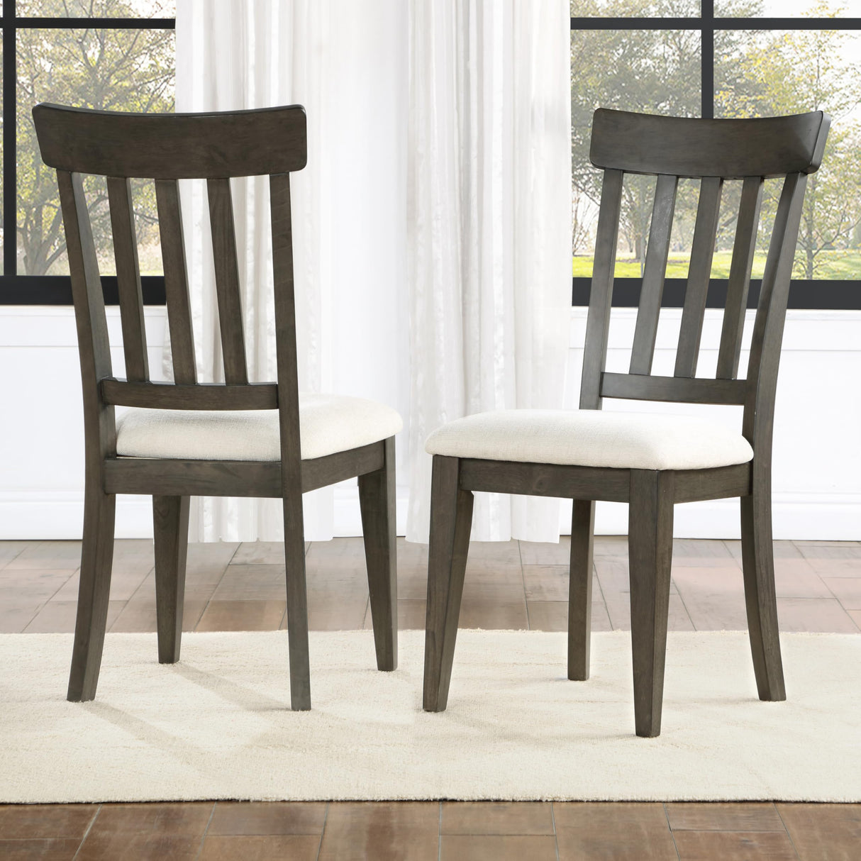 Steve Silver Furniture Napa 9pc Dining Table Set, 72"-90"-108" Dining Table w/ 2-18" Leaves, 8 Upholstered Side Dining Chairs, Farmhouse Design, Dining Room, 72" L x 42" W x 30.5" H, Brown Steve Silver