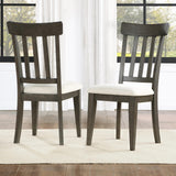 Steve Silver Furniture Napa 9pc Dining Table Set, 72"-90"-108" Dining Table w/ 2-18" Leaves, 8 Upholstered Side Dining Chairs, Farmhouse Design, Dining Room, 72" L x 42" W x 30.5" H, Brown Steve Silver