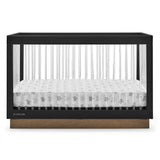 Delta Children James Acrylic 4-in-1 Convertible Crib - Greenguard Gold Certified, Midnight Grey/Acorn Delta Children