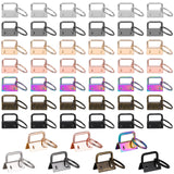 Key Fob Hardware, modacraft 42PCS 1 Inch 7 Colors Keychain Hardware Set Key Fob Hardware for Wristlet Keychain, Key Lanyard and Key Chain Making Hardware Supplies Modacraft