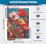 AIBOERL Diamond Painting Kits, 5D DIY Tulips Full Drill Diamond Art Painting Kits for Adults, Diamond Painting Gem Art Craft for Home Wall Decor (11.8 * 15.8 inch) AIBOERL