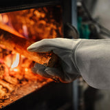MYSAFETY Leather Welding Gloves for Men or Women, Fire and Heat Resistant gloves for Stick,Tig,Mig,Fireplace,BBQ,Oven,Grill,Wood Stove,Animal Handling Gloves,Bite Proof for Cat or Dogs,Welders Gifts MYSAFETY