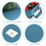 Hearth & Harbor Wreath Storage Container - Hard Shell Christmas Wreath Storage Bag with Interior Pockets, Dual Zipper and Handles - 30" Premium Wreath Storage Organizer Box Hearth & Harbor