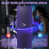 Marcree 8-10 Gun Safe for Rifles and Pistols, Gun Cabinets for Rifles and Shotguns, Long Gun Safe for Home Rifle and Pistols with Dual Alarm & Mute Mode, Gun Cabinet with Quick Access and Gun Rack Marcree