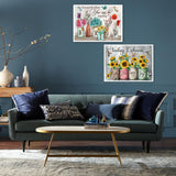 tigdtiu 6 Pack Inspirational Diamond Painting Kits for Adults-5D Diamond Art Kits for Adults Beginner, DIY Flower Full Drill Diamond Dots with Diamonds Picture Gem Art Crafts for Adult Decor 16x12 in tigdtiu