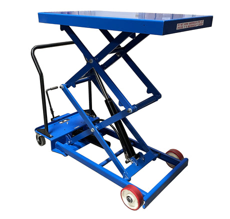 Premium Double Scissor Lift Table, Low Profile Work Bench Table, Foot Release, 1000 lbs Capacity, 11.5"-61" Lift Height, 40.5 X 24 Platform Size, Pake Handling Tools Pake Handling Tools