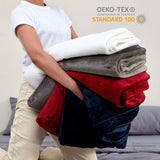 SLEEP ZONE Flannel Fleece Baby Sublimation Blanket 30x40 Inches - Soft Fuzzy Plush White Kids Bed Travel Blanket Throw for Girls, Boys, Toddlers, Puppies SLEEP ZONE