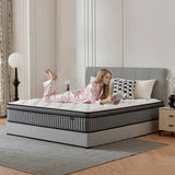 King Size Mattress, 14 Inch Memory Foam Mattres in A Box for Comfort Sleep & Pain Relief, CertiPUR-US Certified King Mattresses Medium Firm Zentilla