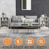 Giantex 3-Tier Modern White Cube Bookcase with Adjustable Shelves and Anti-Tipping Device Giantex