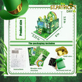 Vecacosic Leprechaun Trap Kit for Kids, Wood DIY How to Catch A Leprechaun Kit St Patricks Day Leprechaun Trap Decorations, Funny Leprechaun Trap Kit Supplies Toys Crafts Gift (A) Vecacosic